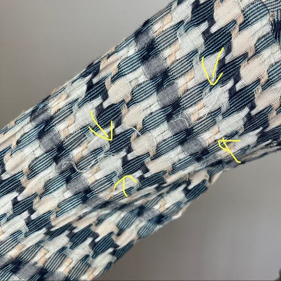 Lou & Grey for LOFT Multi Colored Houndstooth Top XS - Picture 7 of 10